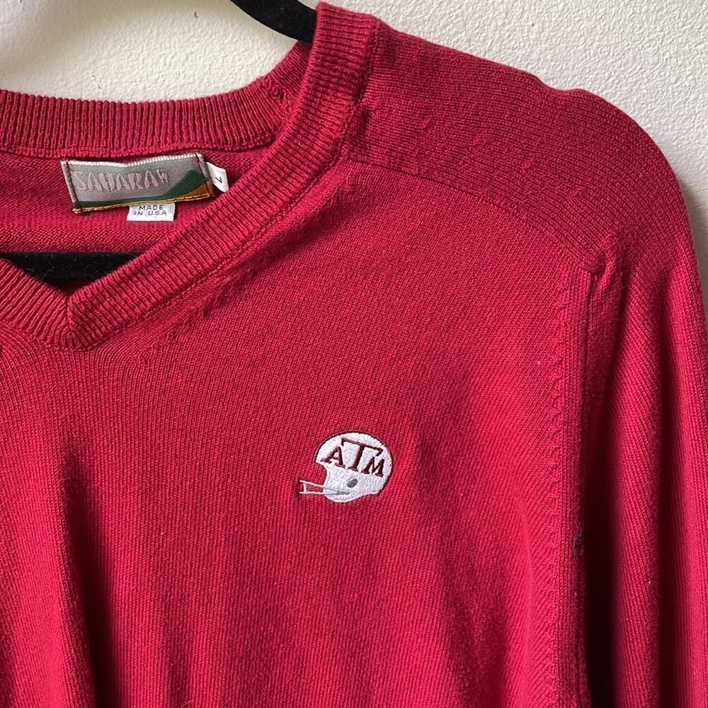Vintage A&M V-Neck Sweater